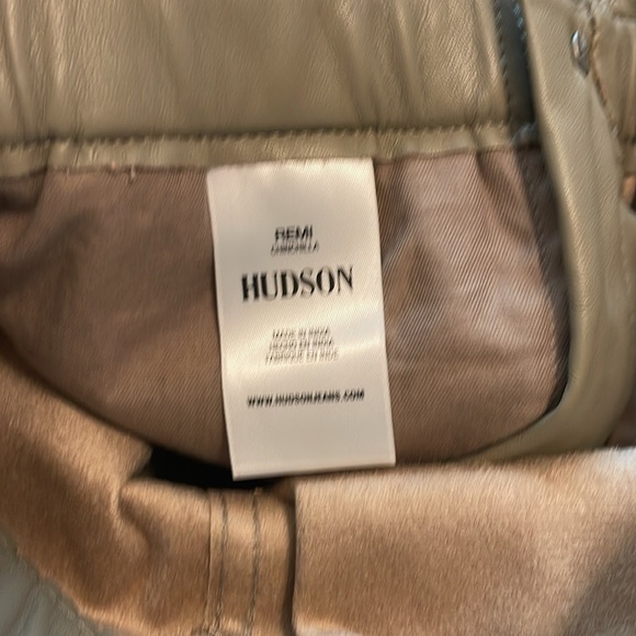 NWT Hudson Vegan Leather Ankle Pants - Picture 7 of 7